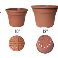 KOBA Round Deck Pot - Terra Cotta - Image 1